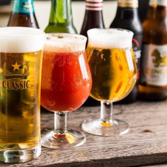 生ビール込み2時間飲み放題コース