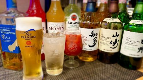 充実の飲み放題
