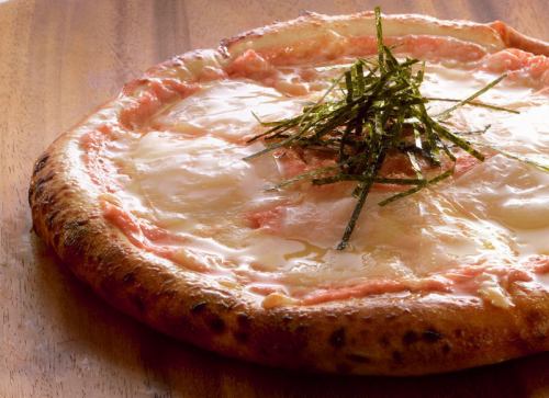 モチモチたらこマヨピザ