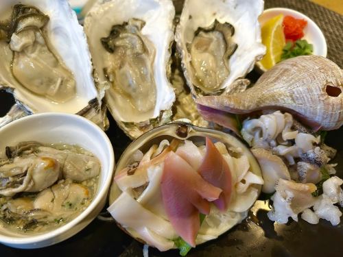 海鮮貝料理盛り合わせ