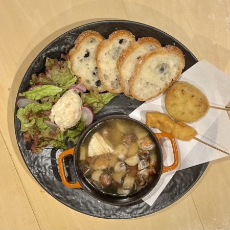 ランチ限定　アヒージョプレート