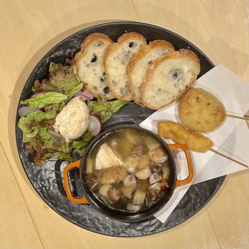 ランチ限定 アヒージョプレート