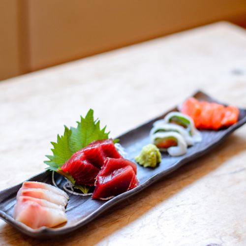 旬魚の刺身盛り