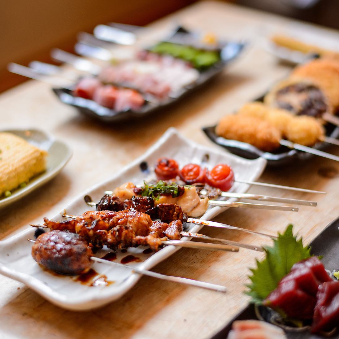 歓送迎会予約受付中!!　備長炭火焼き・焼き鶏・串揚げ・串カツ・おでん・送別会・鍋