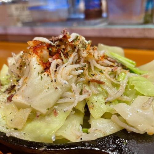 sautéed anchovy cabbage