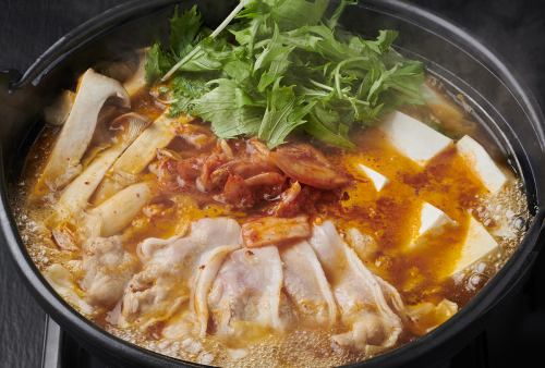 돼지김치냄비 1인분