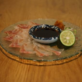 天然紅鯛海帶〆生魚片
