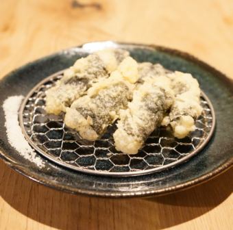 Oyster isobe roll tempura