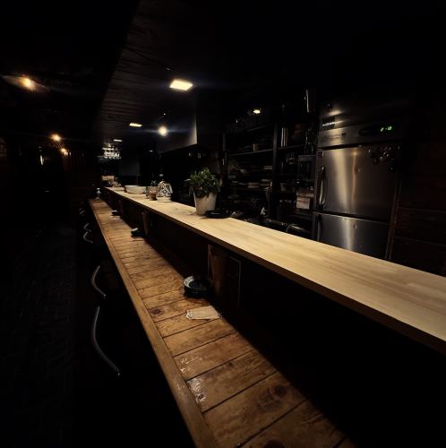 カウンターが人気なお店