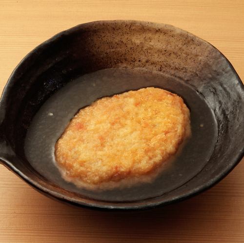 Croquettes with oden stock