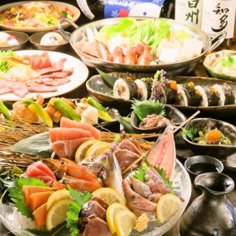 [Luxury x Satisfying, Meat x Seafood] 6000 yen ⇒ 5500 yen! Includes 2 hours of all-you-can-drink!