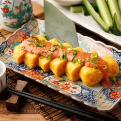 辣鱈魚子捲蛋