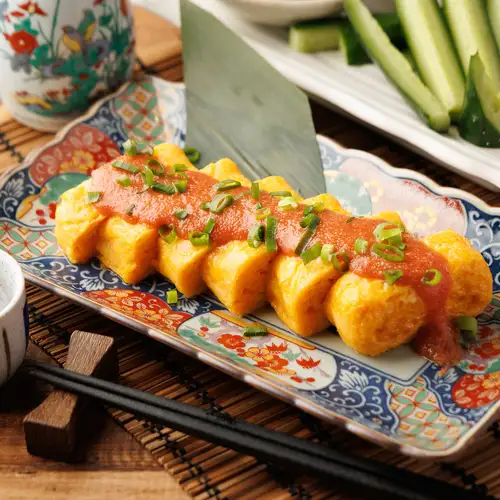 辣鱈魚子捲蛋