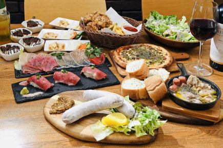 {適合迎送會、女生聚會♪}和牛壽司 3小時無限暢飲 共9道菜品 【Mio套餐】5,800日元 ⇒ 4,500日元