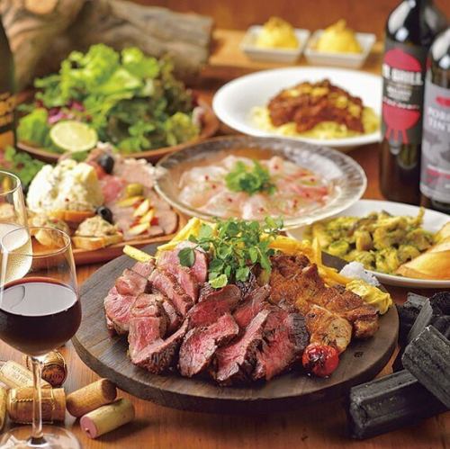 【多彩な3h飲み放題付きコース】ビールやワインの旨みを引き立てるビストロ料理で!
