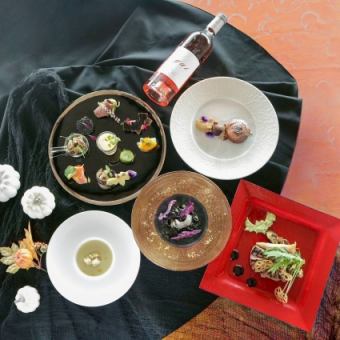 【October Lunch】  10月のランチ 全6品/4800円