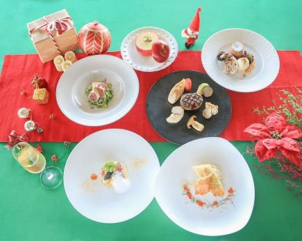 【크리스마스 디너 코스】전 9품/13200엔