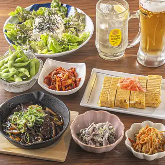 2時間飲み放題付き宴会コース◆おひとり様5500円(税込)