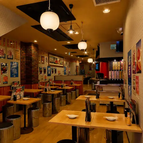 開放感のある店内