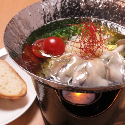 牡蠣のアヒージョ