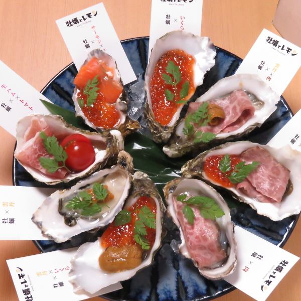 【華やか贅沢！】映える一口体験◎創作オイスターセット全8種