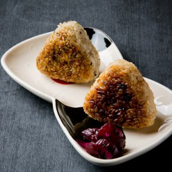 Burnt Soy Sauce Grilled Rice Ball
