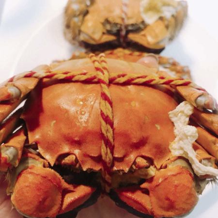 【今が旬】上海の高級食材　上海蟹を入荷しました!!
