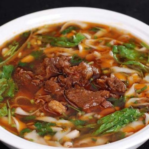 Lanzhou beef sword-cut noodles