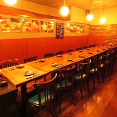 您也可以將桌子的水平排分開◎請在溫馨舒適的餐廳用餐♪