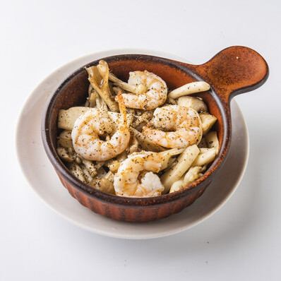 Shrimp and Mushroom Ajillo