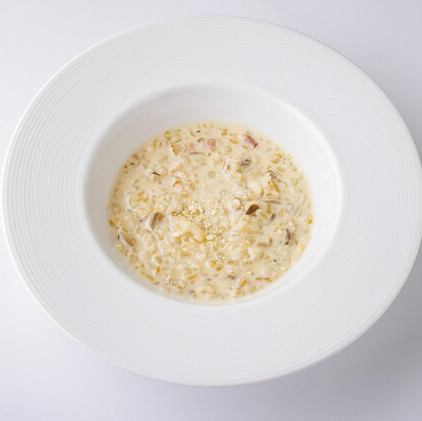 mushroom and bacon risotto