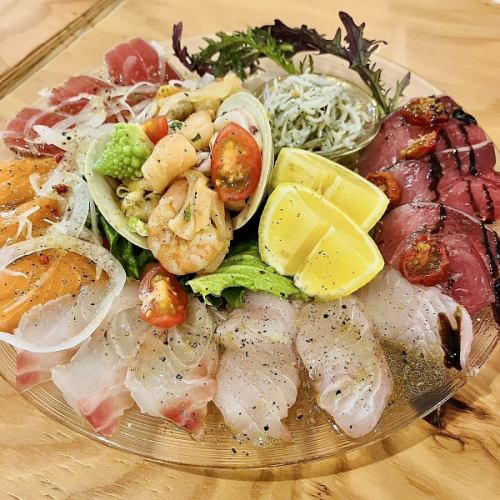 Very popular! Large serving of Italian Carpaccio (1 person)