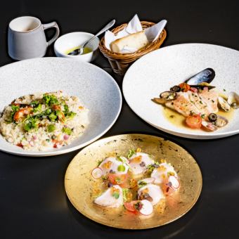 【ランチ】パスタランチB全5品＋お飲み物付⇒3,500円(税込)