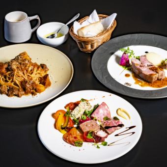 【ランチ】パスタランチC全5品＋お飲み物付⇒3,400円(税込)
