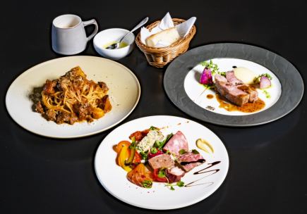 【ランチ】パスタランチC全5品+お飲み物付⇒3,400円(税込)