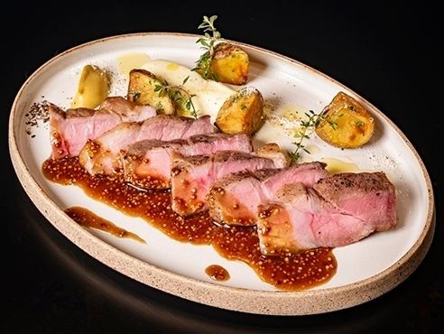 熊本産肩ロースのロースト マスタードソース