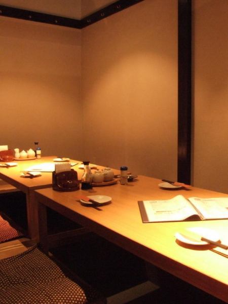 Your banquet will be held in a private room!Enjoy your meal in the relaxing kotatsu seating area♪