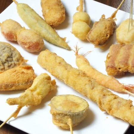 Today's recommendation! Assortment of 6 deep-fried skewers