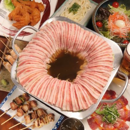 【炊き肉鍋コース】当店1番人気の和風味♪クーポンで、飲放 2h→2,5h ＋ 料理全8品