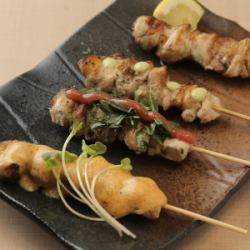 朝引き軍鶏ムネ（タレor塩orわさびor梅しそorチーズ）