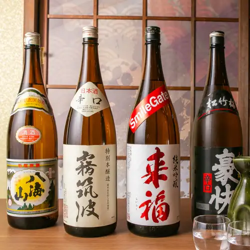 つくばの日本酒とつくばの食材を生かした料理をどうぞ！
