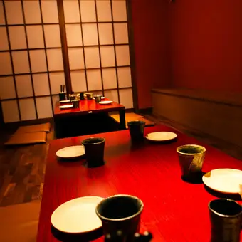 寛ぎの掘りごたつ席完備！各種宴会に◎