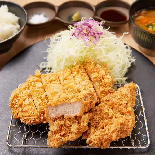 ミックスかつ定食