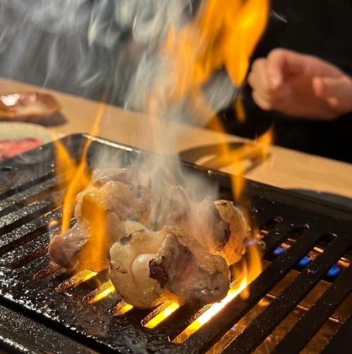 【半個室で最高品質の焼肉を。】独自のルートで仕入れた「近江牛のホソ」がたまらん旨い！680円(税込)