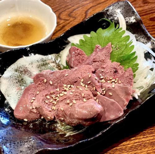 鶏レバ刺し風(低調)