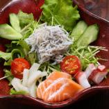 Shirasu salad