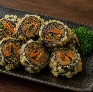 韓国春雨の海苔巻き天ぷら