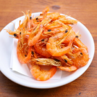 Deep-fried river shrimp