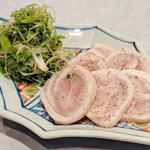 Duck ham and Kujo spring onion