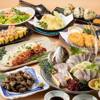 Spring banquet [Sakura] Live squid, charcoal-grilled chicken thighs, and kiln-boiled sakura shrimp salad [dish only]